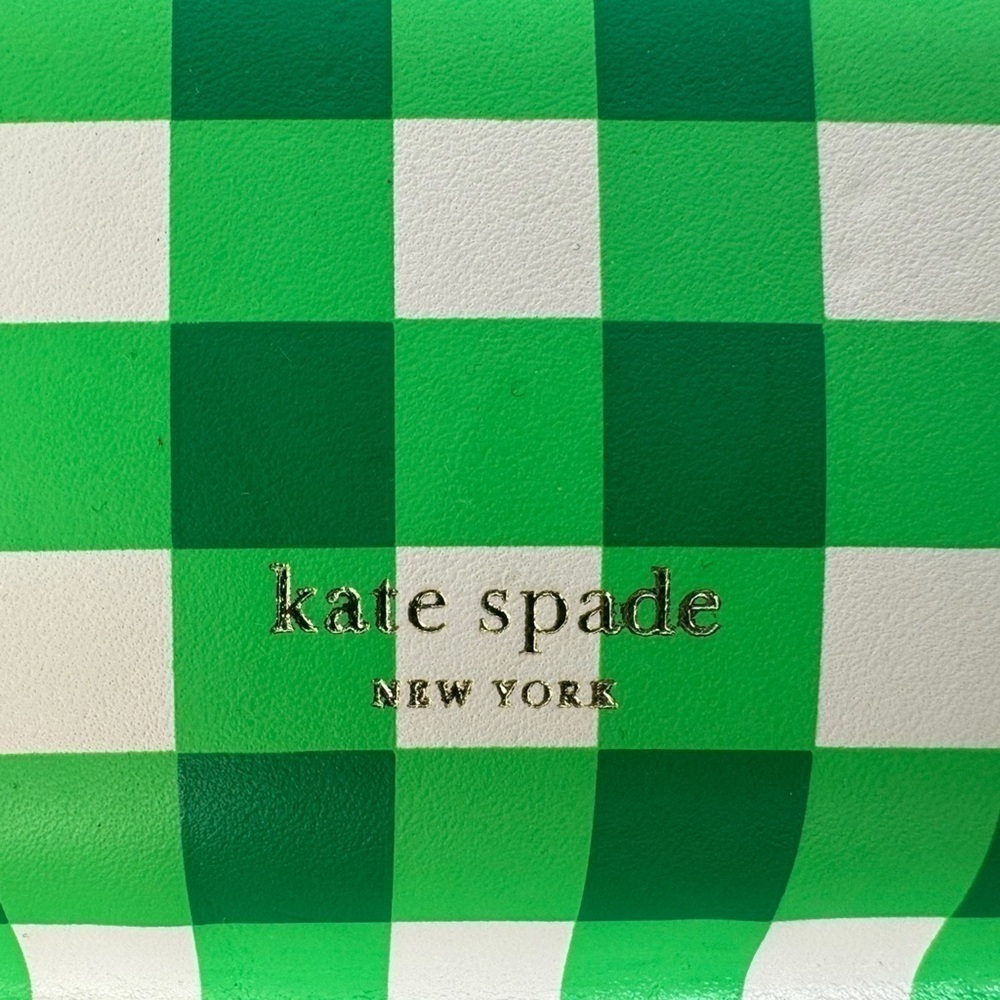 Kate Spade NY Green Gingham Hoppkins Frog Plaid Crossbody Bag NWT! - Picture 16 of 16